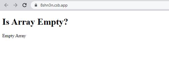how-to-check-empty-array-in-react-js-reactjssnippet
